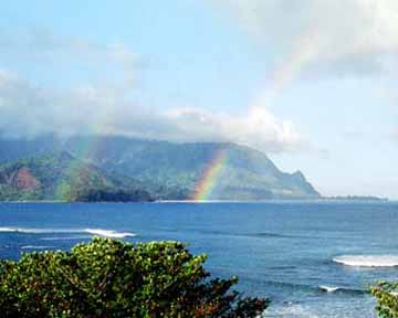 Magical Rainbows. Kauai. Hawaii.